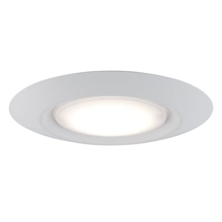 Trans Globe Lighting Vanowen Single Light 7-1/2" Wide Integrated LED Outdoor Flush Mount Ceiling Fixture White