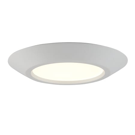 Trans Globe Lighting Vanowen Too 8" Wide LED Flush Mount Ceiling Fixture White