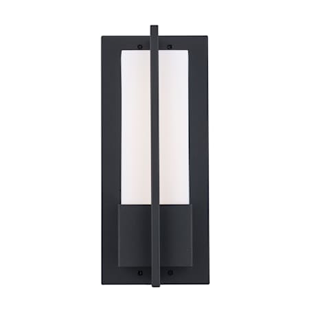 Trans Globe Lighting Venue Single Light 12" Tall Integrated LED Outdoor Wall Sconce Black