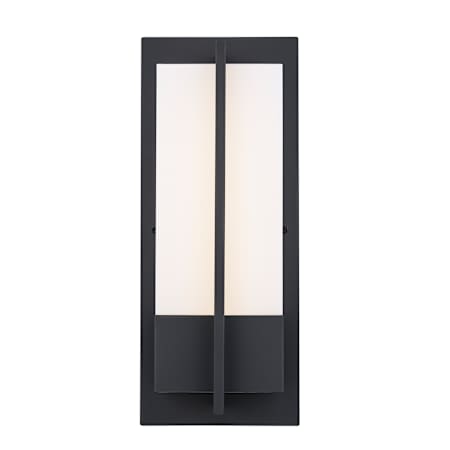 Trans Globe Lighting Venue Single Light 16" Tall Integrated LED Outdoor Wall Sconce Black