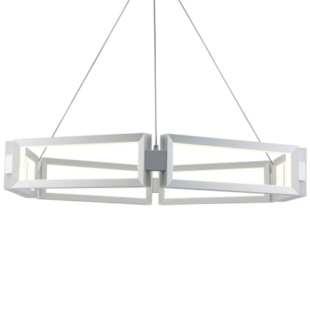 Trans Globe Lighting Nightingale 35" Wide LED Ring Chandelier White