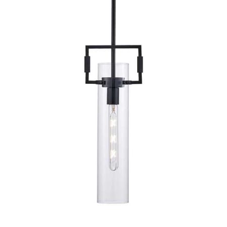 Trans Globe Lighting Mie 7" Wide Mini Pendant Black