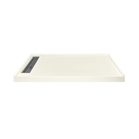 Transolid Commercial 60" x 30" Rectangular Shower Base with Single Threshold and Left Drain Cameo