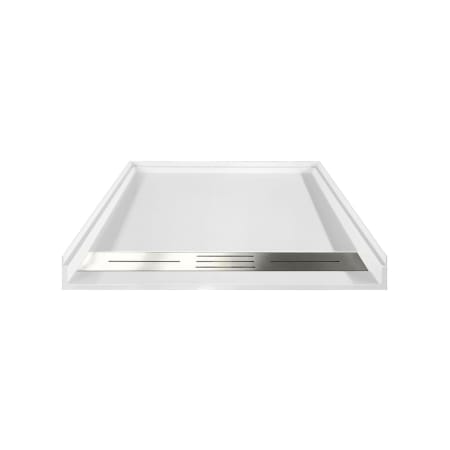 Transolid 49-1/2" x 37-1/2" Rectangular Shower Base with Single Threshold and Center Drain White