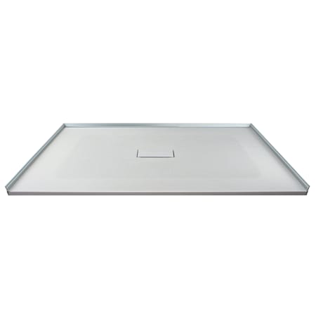 Transolid 51-3/16" x 39-3/8" Rectangular Shower Base with Center Drain Grey