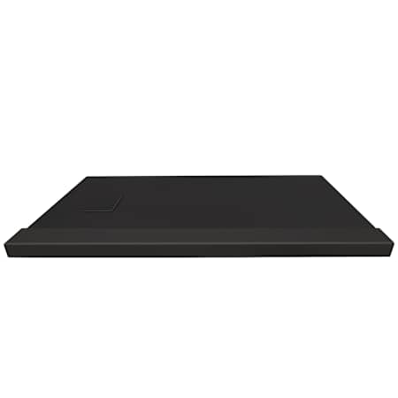 Transolid 59-1/8" x 36-1/2" Rectangular Shower Base with Single Threshold Reversible Drain Black