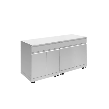 Transolid Outdoor Kitchen 64" W x 24" D x 37" H Double Base Cabinet Stainless Steel