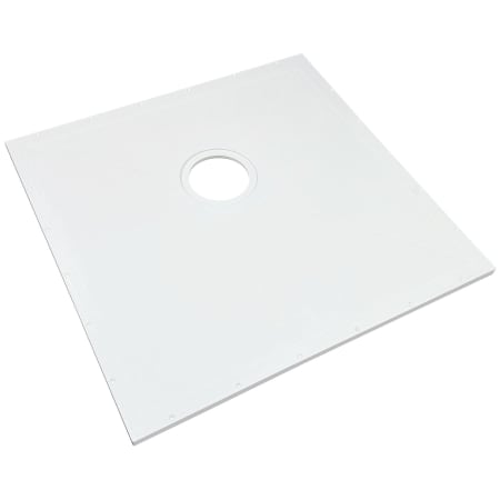 Transolid Ready-to-Tile 35-3/8" x 35-3/8" Square Shower Base with Center Drain White