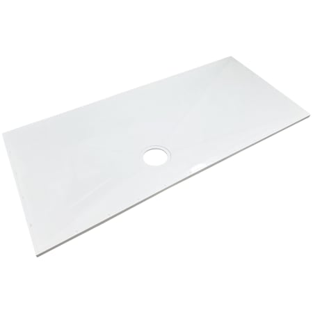 Transolid Ready-to-Tile 70-7/8" x 32-1/4" Rectangular Shower Base with Front Drain White