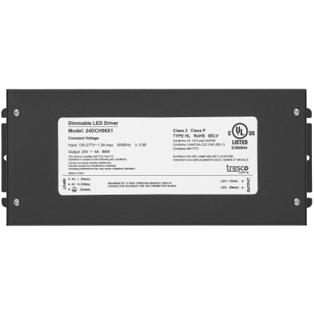 Tresco 24VDC 96W Industrial Wall Dimmable Hardwire Power Supply Black