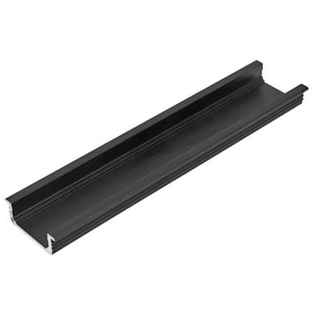Tresco 72" Recessed Infinex Extrusion Black