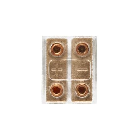 Tresco 10 mm, 2 Position Back-To-Back FlexTape Connector Translucent