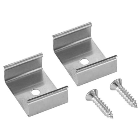 Tresco Infinex Square/Curved U-Clips, Set of 2 Silver