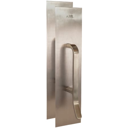 Trimco Ultimate Restroom 3-1/2" x 15" Push and Pull Plate Set with 9" Hands-Free Door Pull Healthy Hardware