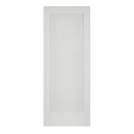 Trimlite 18" x 80" 1 Panel Colonial Primed Solid Core Interior Passage Door Slab Unfinished