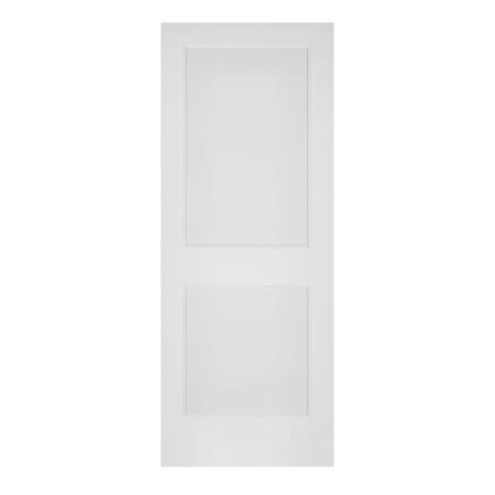 Trimlite 18" x 80" 2 Panel Colonial Primed Solid Core Interior Passage Door Slab Unfinished