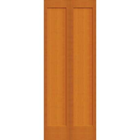 Trimlite 24 Inch by 79 Inch Flat 1-Panel Shaker Interior Bifold Door with Installation Hardware Douglas Fir