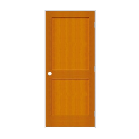 Trimlite 24" by 80" 2-Panel Shaker Left Handed Interior Prehung Passage Door with Brushed Chrome Hinges and 7-1/4" Door Jamb Douglas Fir