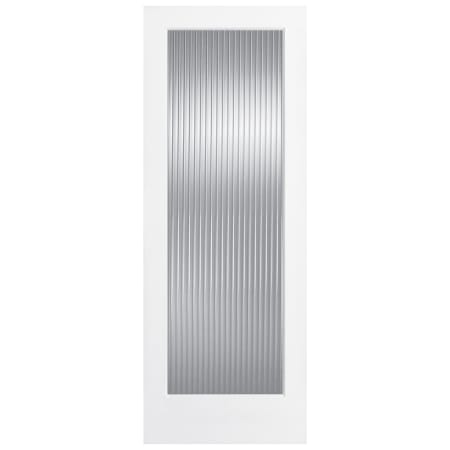 Trimlite 24" x 80" Reed Glass 1 Lite Primed French Interior Passage Door Slab Primed