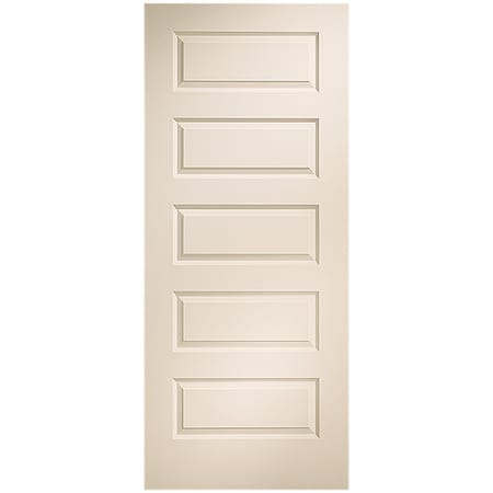 Trimlite 24" x 80" Primed 5-Panel Rockport Molded Hollow Core Slab Door Primed