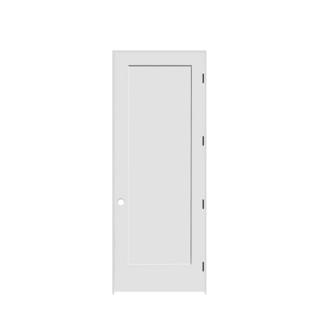 Trimlite 24" by 96" Shaker 1-Panel Left Hand Handed Interior Pre-Hung Passage Door with Oil Rubbed Bronze Hinges and 6-9/16" Door Jamb Primed