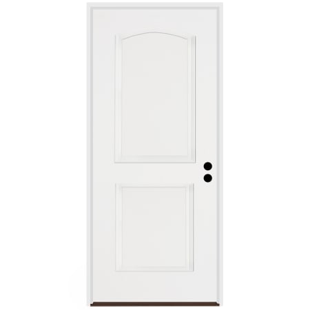 Trimlite Traditional 2 Panel Arch 34" by 80" Left Handed Pre-Hung Exterior Entry Door with 6-9/16" Door Jamb Primed