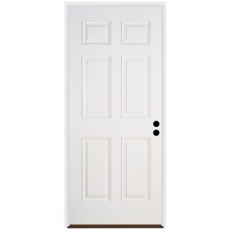 Trimlite Traditional 6 Panel 34" by 80" Left Handed Pre-Hung Exterior Entry Door with 6-9/16" Door Jamb Primed