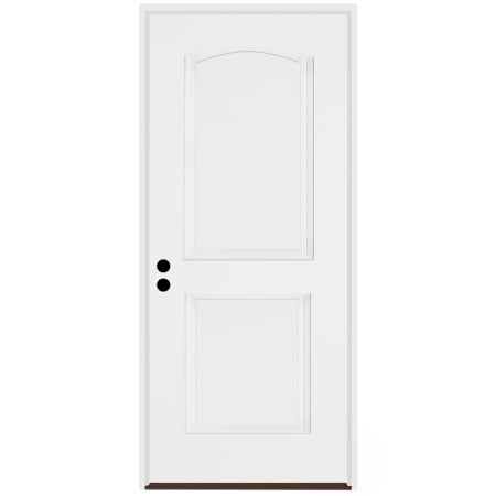 Trimlite Traditional 2 Panel Arch 34" by 80" Right Handed Pre-Hung Exterior Entry Door with 6-9/16" Door Jamb Primed