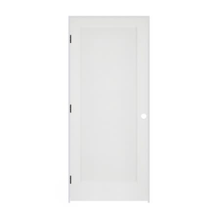 Trimlite 26" by 80" 1-Panel Colonial Right Handed Ovolo Edge Interior Prehung Passage Door with Oil Rubbed Bronze Hinges and 4 9/16" Door Jamb Primed