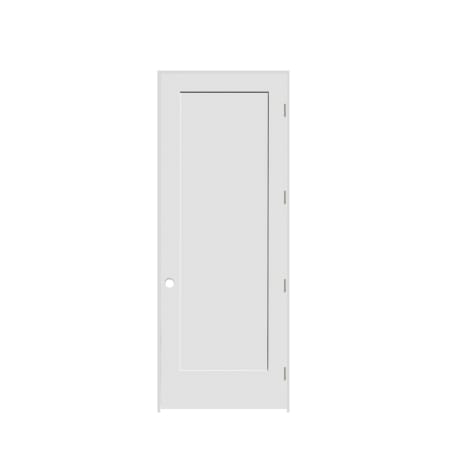 Trimlite 26" by 96" Shaker 1-Panel Left Hand Handed Interior Pre-Hung Passage Door with Satin Nickel Hinges and 6-9/16" Door Jamb Primed