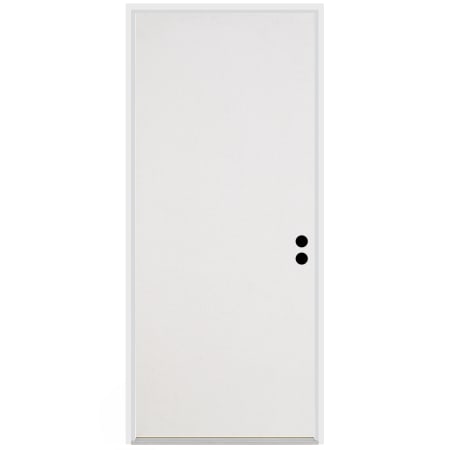 Trimlite Flush 28" by 80" Left Handed Pre-Hung Exterior Entry Door with 6-9/16" Door Jamb Primed