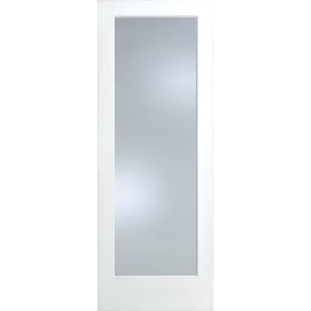 Trimlite 28" by 96" 1 Clear Glass Lite Reversible Handed Ovolo Edge Interior French Door Slab Primed