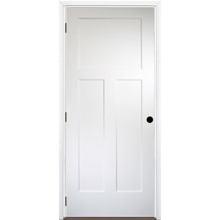 Trimlite 30" by 80" 3 Panel Bevel Shaker Interior Slab Passage Door Unfinished