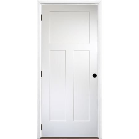 Trimlite 30" by 80" 3 Panel Bevel Shaker Interior Slab Passage Door Unfinished