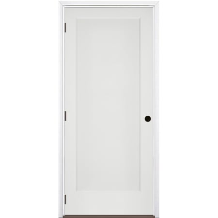 Trimlite 30" by 80" 1-Panel Colonial Right Handed Ovolo Edge Prehung Fire Rated Passage Door with Oil Rubbed Bronze Hinges and 7 1/4" Door Jamb - Mill Sill Primed
