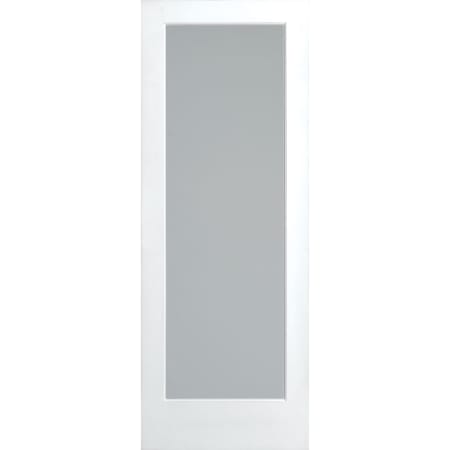 Trimlite 30" by 80" 1 Frosted Glass Lite Reversible Handed Ovolo Edge Interior French Door Slab Primed