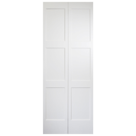 Trimlite 30" by 80" 3 Panel Bevel Shaker Interior Slab Passage Door Unfinished