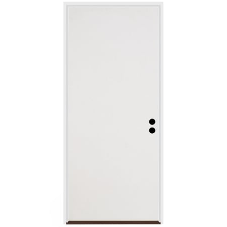 Trimlite Flush 30" by 80" Left Handed Pre-Hung Exterior Entry Door with 6-9/16" Door Jamb Primed