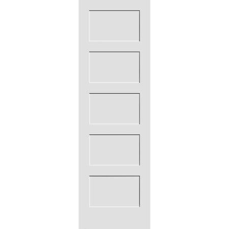 Trimlite 30" by 96" Shaker 5-Panel Equal Interior Slab Passage Door Primed