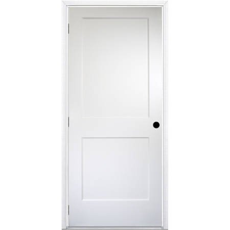 Trimlite 32" by 80" 2 Panel Bevel Shaker Interior Slab Passage Door Unfinished