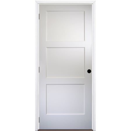 Trimlite 32" by 80" 3 Panel Bevel Shaker Interior Slab Passage Door Unfinished