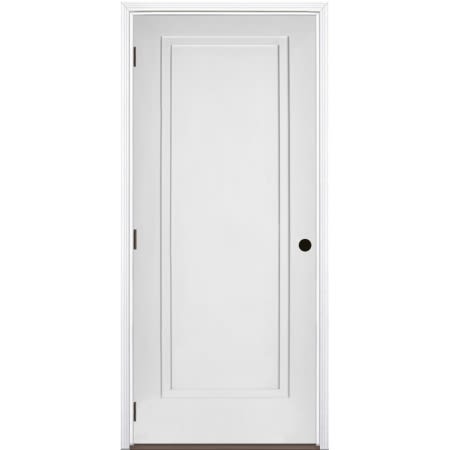 Trimlite 32" by 80" 2-Step Shaker Right Handed Interior Prehung Fire Rated Passage Door with Black Hinges and 7 1/4" Door Jamb - Mill Sill Primed