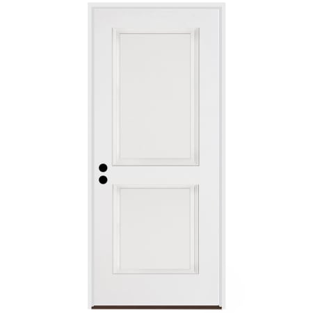 Trimlite Traditional 2 Panel 32" by 80" Right Handed Pre-Hung Exterior Entry Door with 6-9/16" Door Jamb Primed