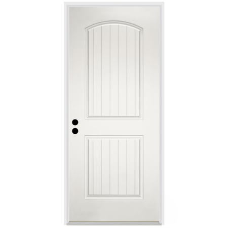 Trimlite Cottage 2 Panel 32" by 80" Right Handed Pre-Hung Exterior Entry Door with 4-9/16" Door Jamb Primed