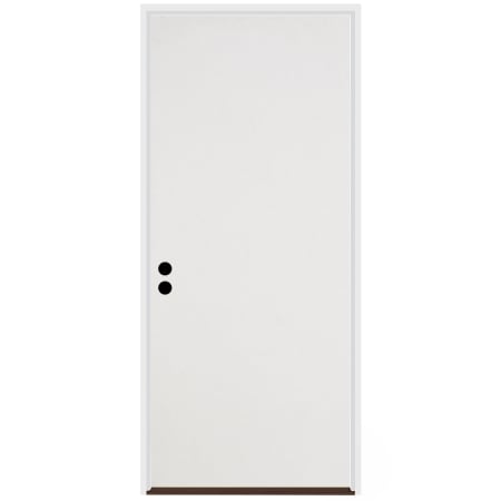 Trimlite Flush 32" by 80" Right Handed Pre-Hung Exterior Entry Door with 6-9/16" Door Jamb Primed