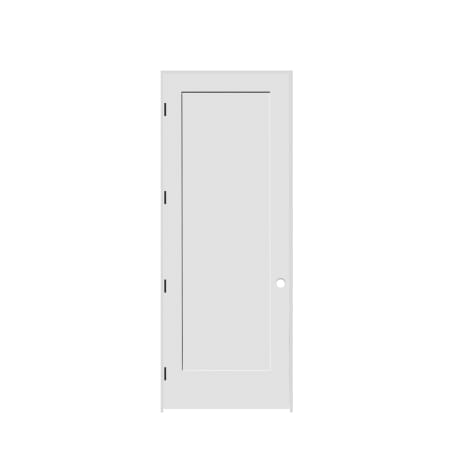 Trimlite 32" by 96" Shaker 1-Panel Right Hand Handed Interior Pre-Hung Passage Door with Black Hinges and 4-9/16" Door Jamb Primed