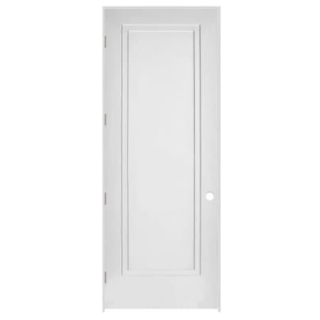 Trimlite 32" by 96" 1-Panel Colonial Right Handed Interior Prehung Passage Door with Satin Nickel Hinges and 7-1/4" Door Jamb Primed