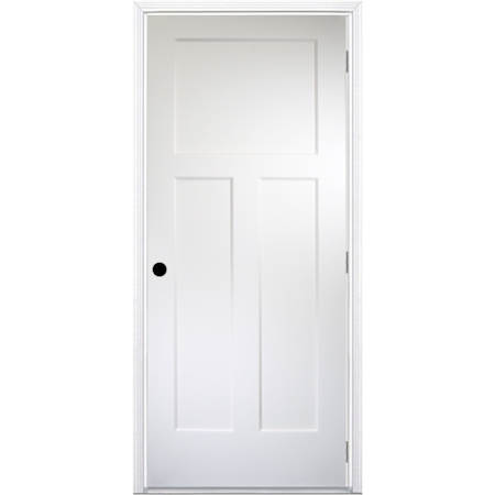 Trimlite 36" by 80" 3 Panel Bevel Shaker Interior Slab Passage Door Unfinished