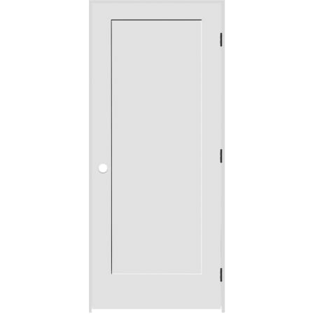 Trimlite 36" by 80" 1-Panel Shaker Left Handed Interior Prehung Passage Door with Oil Rubbed Bronze Hinges and 4-9/16" Door Jamb Primed