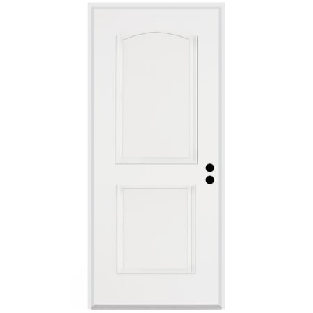 Trimlite Traditional 2 Panel Arch 36" by 80" Left Handed Pre-Hung Exterior Entry Door with 6-9/16" Door Jamb Primed